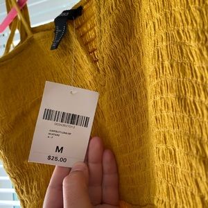 Mustard Jumpsuit Forever 21 TAG ON
